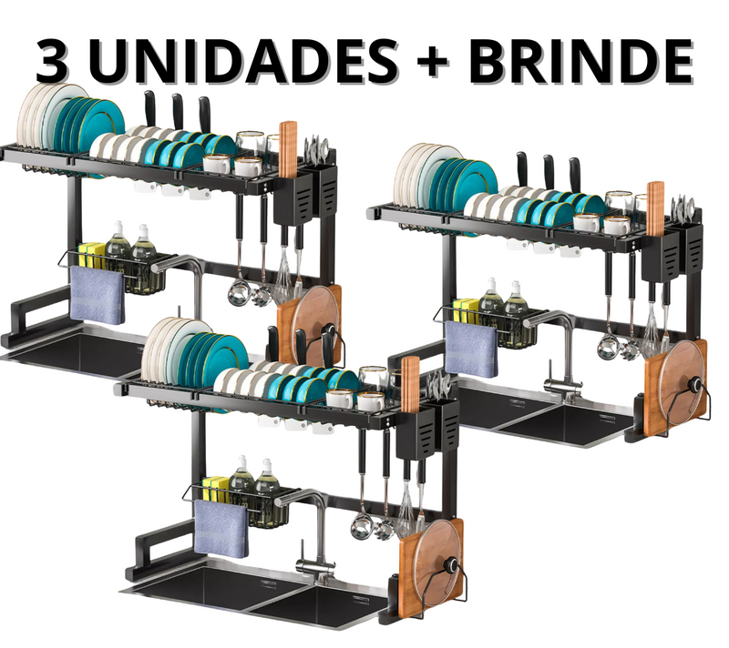 Escorredor & Organizador + BRINDE - PROMOÇÃO BLACK FRIDAY