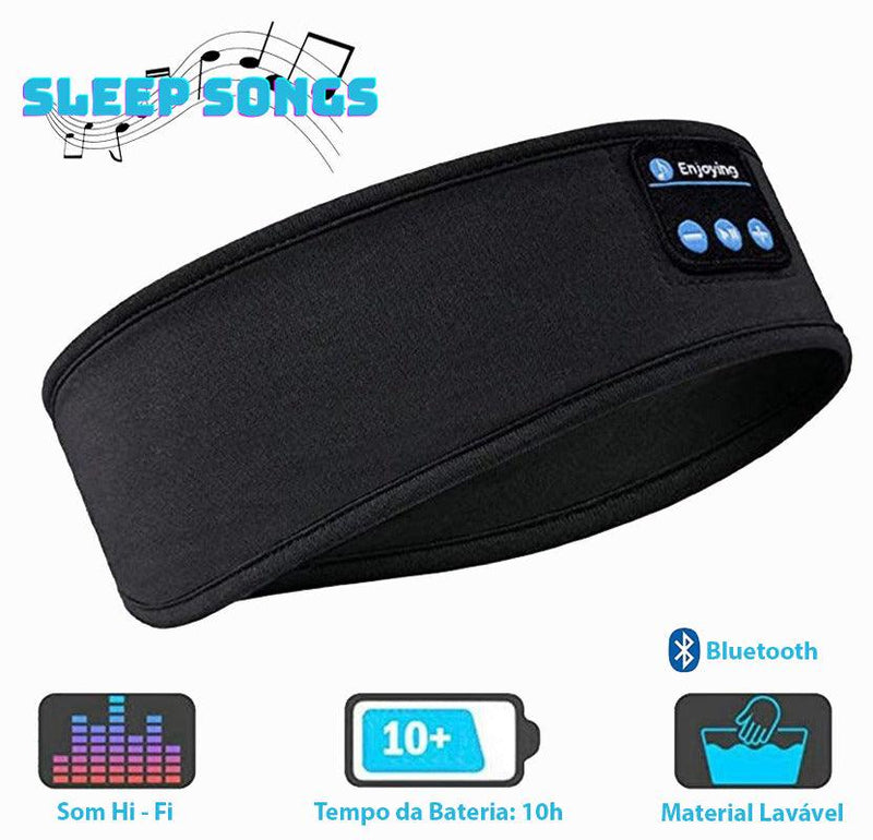 Tapa olho com fones de Ouvido Bluetooth - Sleep Songs - Reall Magazine