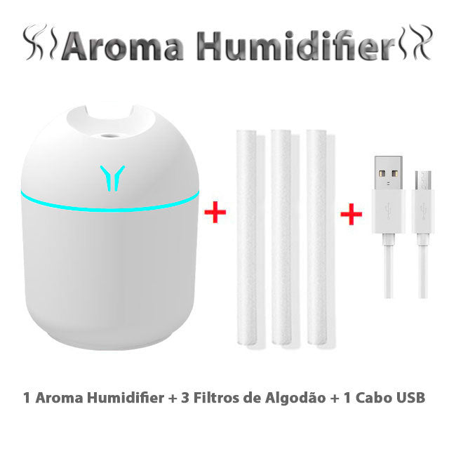 Umidificador e Difusor Aromaterapia - Aroma Umidifier - Reall Magazine