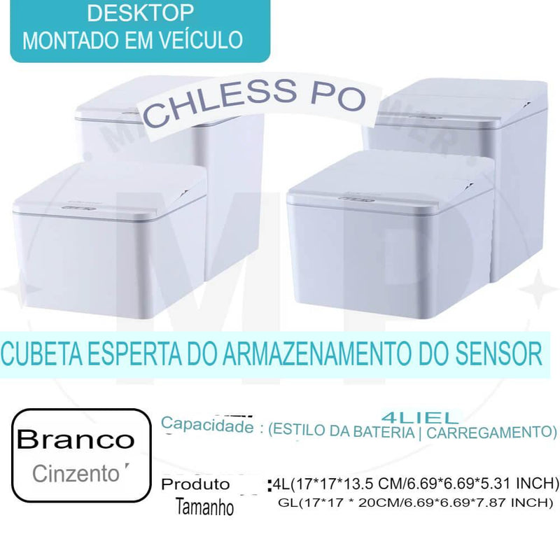 Lixeira automático para veículo - Reall Magazine