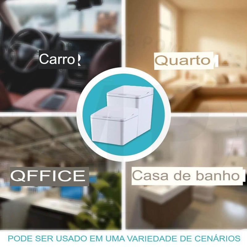 Lixeira automático para veículo - Reall Magazine